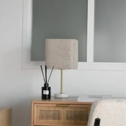 Abat-jour Germain En Lin -Maison Promos Magasin abat jour germain en lin opjet.v1hf0k.max