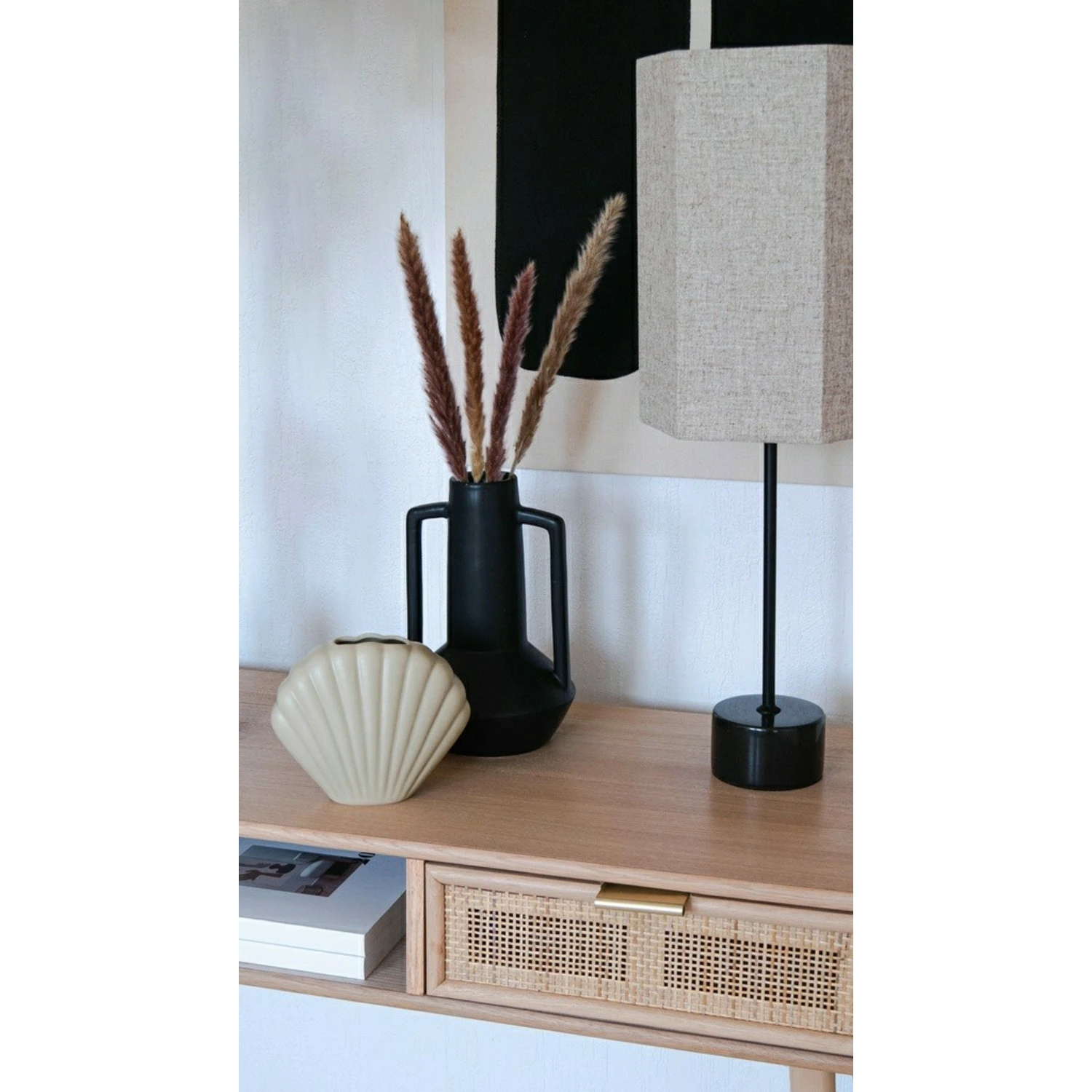 Abat-jour Hexa En Lin 3 Abat-jour Hexa En Lin – Image 3