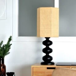 Abat-jour Hexa En Raphia -Maison Promos Magasin abat jour hexa en raphia opjet.9zf8rm.max