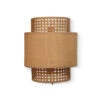 Applique Murale Solaire En Raphia