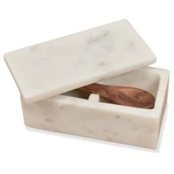 Boîte Sel Et Poivre En Marbre