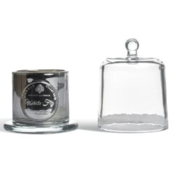Bougie Cloche En Métal White Fig