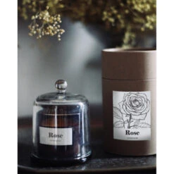 Bougie Cloche Parfum Rose -Maison Promos Magasin bougie cloche parfum rose opjet.10p5tq.max