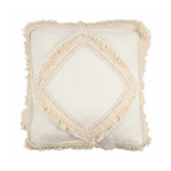 Coussin Amerida Crème à Motifs (45 X 45 Cm)