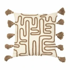 Coussin Blue Sand à Motifs