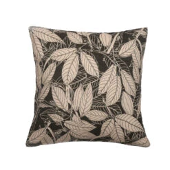 Coussin Helios En Lin Lavé Café