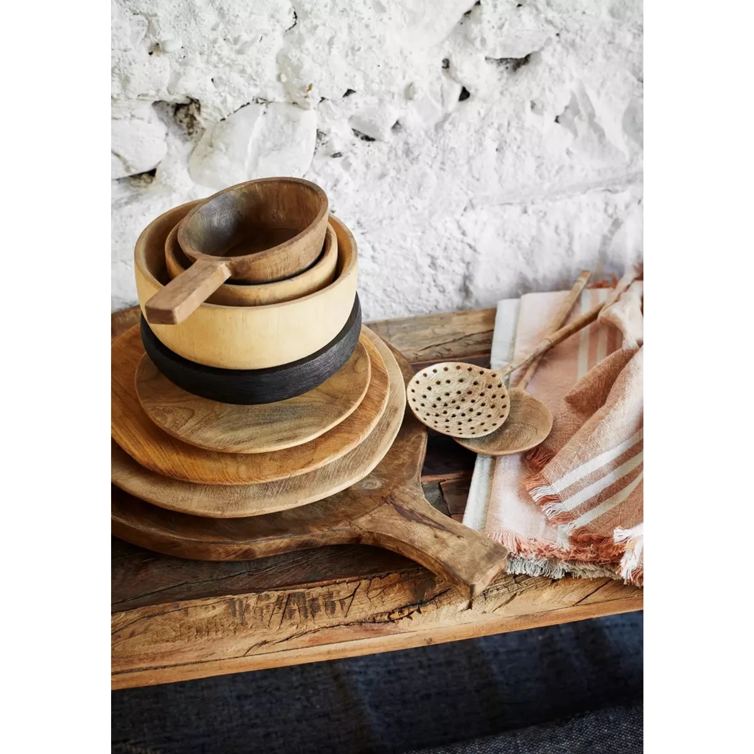 Madam Stoltz Couverts à Salade En Bambou 2 Madam Stoltz Couverts à Salade En Bambou – Image 2