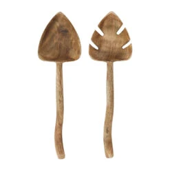 Madam Stoltz Couverts à Salade En Bois