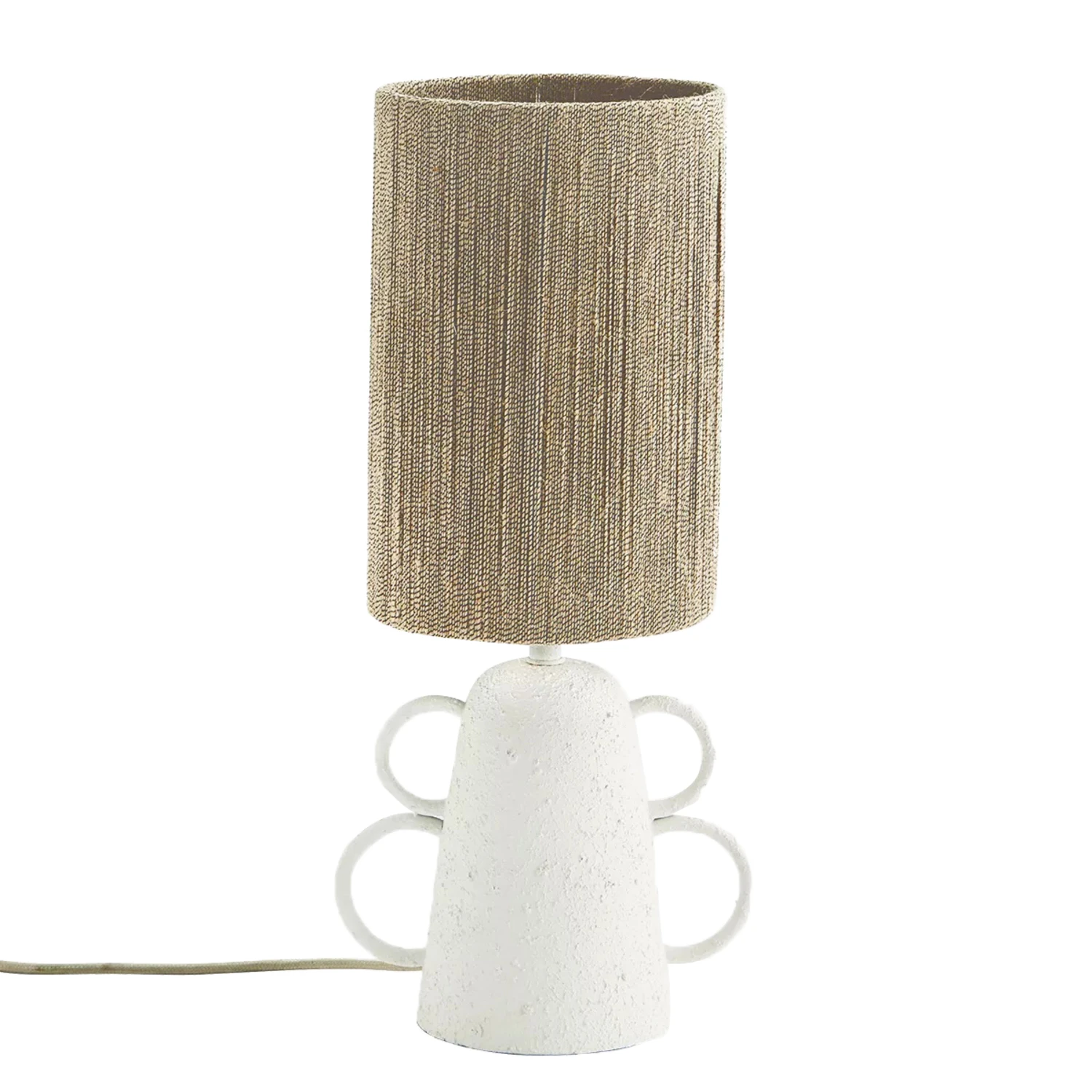 Madam Stoltz Lampe En Fer Blanc à Poignées 1 Madam Stoltz Lampe En Fer Blanc à Poignées