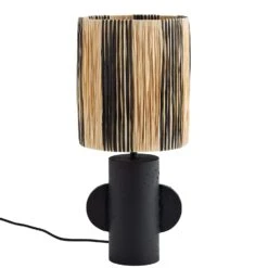 Madam Stoltz Lampe En Fer Noir