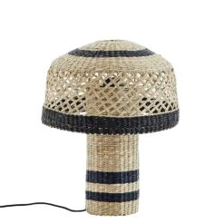 Madam Stoltz Lampe En Jonc De Mer
