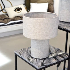 Lampe Saturne En Lin -Maison Promos Magasin lampe saturne en lin opjet.0vt36g.max