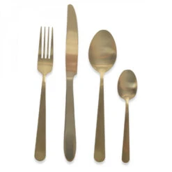 Ménagère 16 Pièces Champagne Satiné