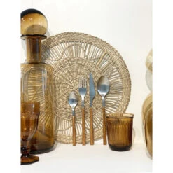 Ménagère 16 Pièces Désir Manche Bois Et Gris Satiné 5 Ménagère 16 Pièces Désir Manche Bois Et Gris Satiné -Maison Promos Magasin menagere 16 pieces desir manche bois et gris satine opjet.8pgj8g.max