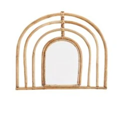Madam Stoltz Miroir Arc-en-Ciel En Bambou
