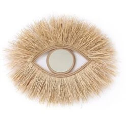 Miroir Oeil En Raphia