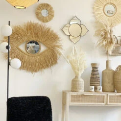 Miroir Oeil En Raphia -Maison Promos Magasin miroir oeil en raphia opjet.p71sb9.max
