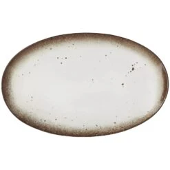 Madam Stoltz Plat Ovale Blanc