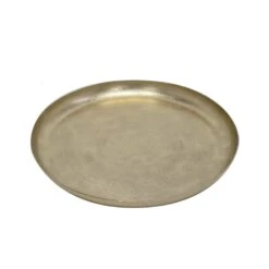 Plateau Rond Absent En Métal