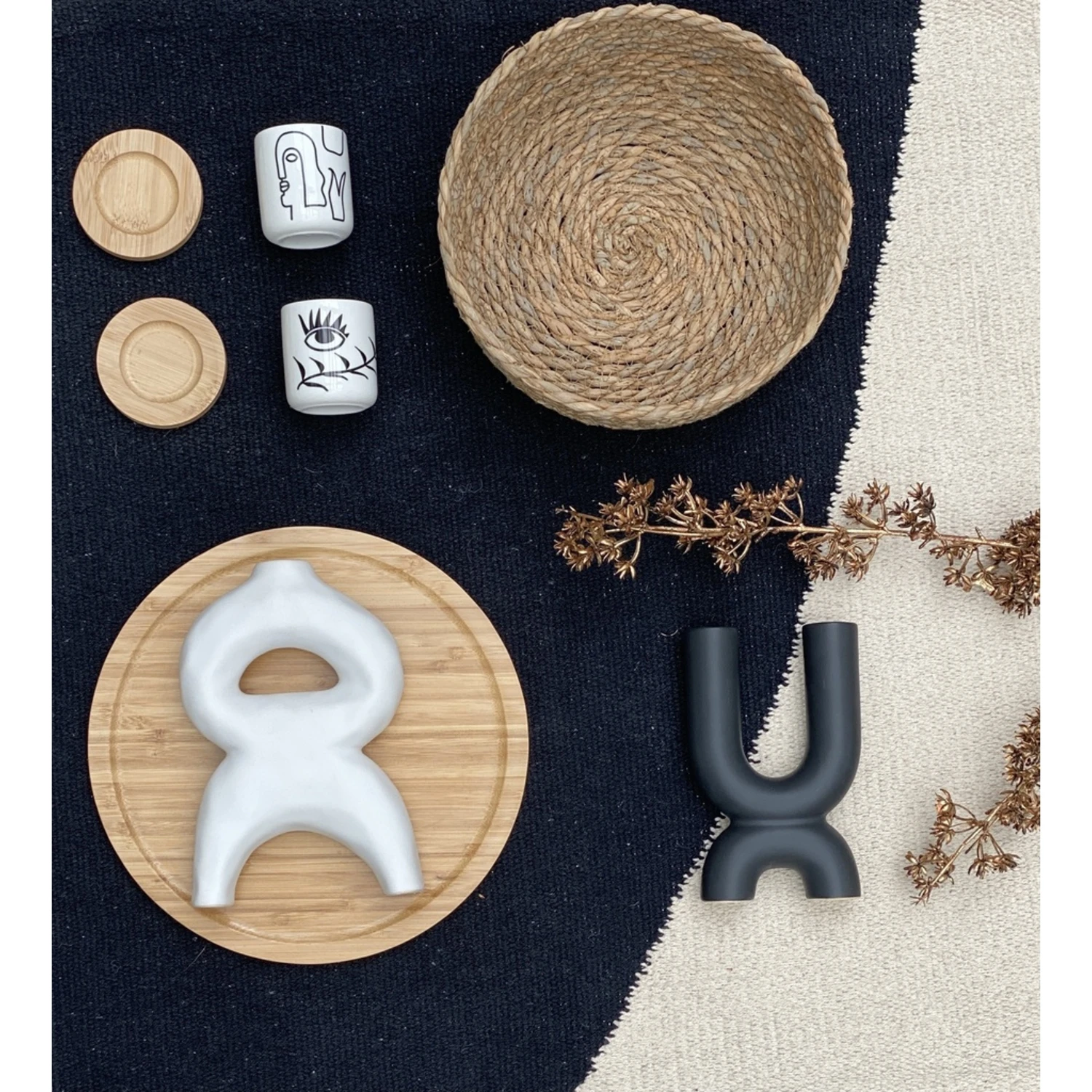 Set De 3 Paniers Moussa 3 Set De 3 Paniers Moussa – Image 3