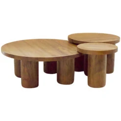 WOOM Set De 3 Tables Basses Blend