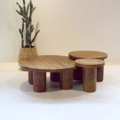 WOOM Set De 3 Tables Basses Blend -Maison Promos Magasin set de 3 tables basses blend woom.4k8r1d.max