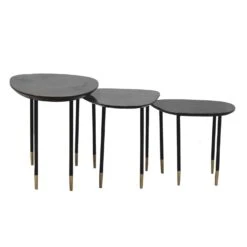 Set De 3 Tables Basses Charles