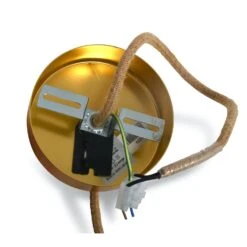 Système électrique Corde Douille Métal Doré (H.110 Cm) -Maison Promos Magasin systeme electrique corde douille metal dore h110 cm opjet.7x9j4r.max