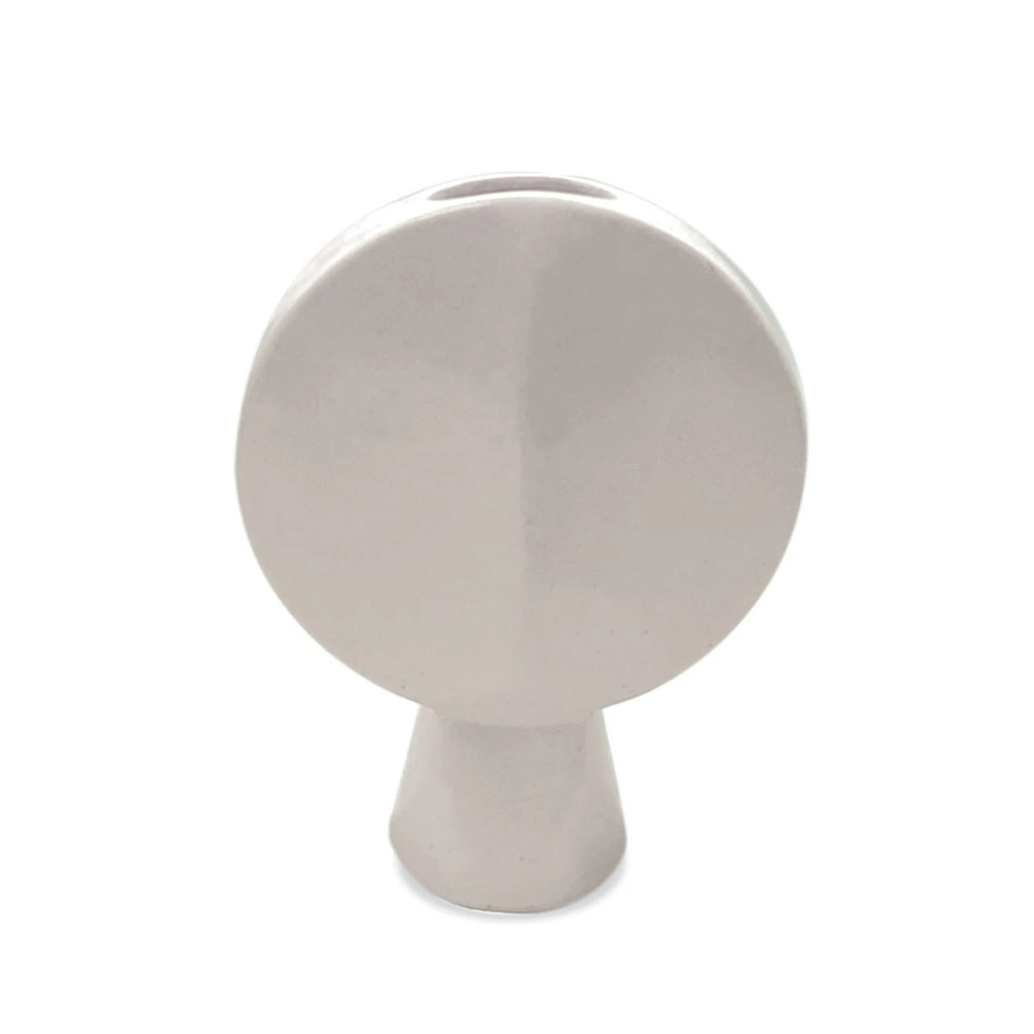 Vase Céramique Face Ecru 1 Vase Céramique Face Ecru