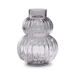 Vase Double Gris
