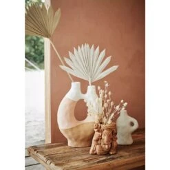 Madam Stoltz Vase Organique En Grès Grège -Maison Promos Magasin vase organique en gres grege madam stoltz.7wh0ms.max