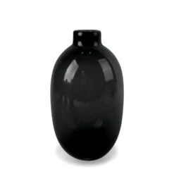 Vase Verre Alan Noir