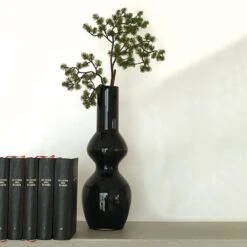 Vase Verre Base Ovale Noir -Maison Promos Magasin vase verre base ovale noir opjet.hq2b5t.max