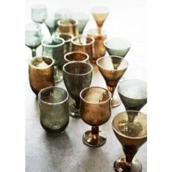 Madam Stoltz Verre à Cocktail Martelé Marron -Maison Promos Magasin verre a cocktail martele marron madam stoltz.7fzf2t.max